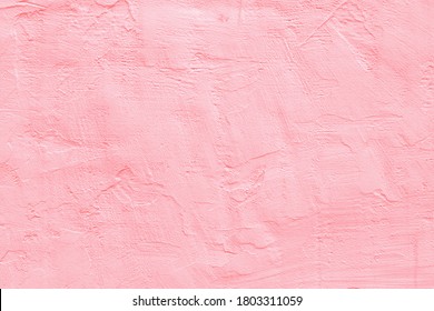 Pale Pink Concrete Wall. Light Pink Backdrop.