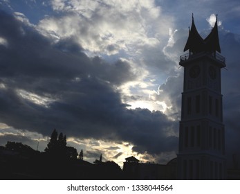 a pale sky