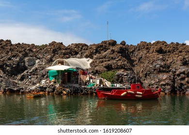 Palea Kameni, Volcanic Island Near Santorini