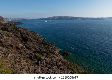 Palea Kameni, Volcanic Island Near Santorini