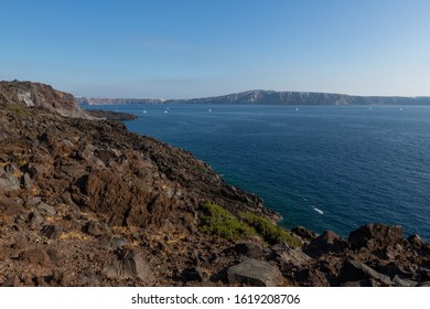 Palea Kameni, Volcanic Island Near Santorini