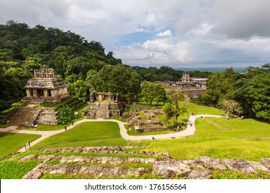 Palenque Pyramid In Mexico