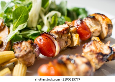 Paleo Chicken Skewers With Plantains