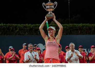 Palermo, Italy, July 28 2019 Jil Teichmann Vincitrice During The 30Â° Palermo Ladies Open 2019 - Finale - Jil Teichmann Vs Kiki Bertens TENNIS INTERNAZIONALI