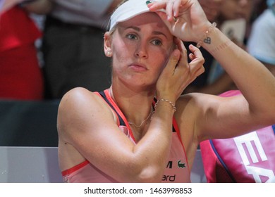 Palermo, Italy, July 28 2019 Jil Teichmann During The 30Â° Palermo Ladies Open 2019 - Finale - Jil Teichmann Vs Kiki Bertens TENNIS INTERNAZIONALI