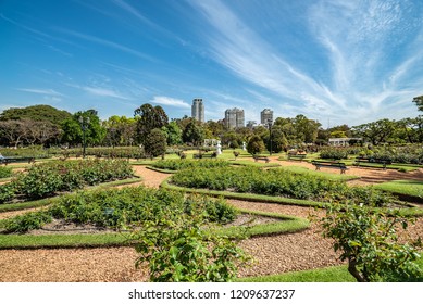 Palermo Park In Argentina, Green Recreation Area