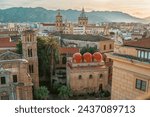 Palermo. Sicily. Aerial view. Day