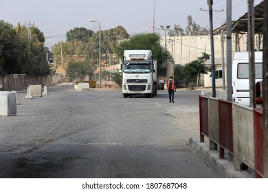 Palestinian Trucks With Through The Karem Abu Salem Crossing To The Gaza Power Plant, After Militant Groups And Israel Agreed To End A Weeks-long Escalation Of Unrest, In Gaza Strip, On Sep 1, 2020.