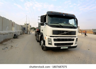 Palestinian Trucks With Through The Karem Abu Salem Crossing To The Gaza Power Plant, After Militant Groups And Israel Agreed To End A Weeks-long Escalation Of Unrest, In Gaza Strip, On Sep 1, 2020.