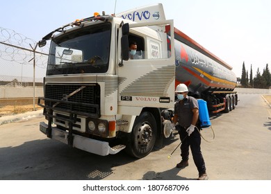 Palestinian Trucks With Through The Karem Abu Salem Crossing To The Gaza Power Plant, After Militant Groups And Israel Agreed To End A Weeks-long Escalation Of Unrest, In Gaza Strip, On Sep 1, 2020.