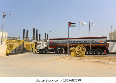 Palestinian Trucks With Through The Karem Abu Salem Crossing To The Gaza Power Plant, After Militant Groups And Israel Agreed To End A Weeks-long Escalation Of Unrest, In Gaza Strip, On Sep 1, 2020.