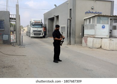 Palestinian Trucks With Through The Karem Abu Salem Crossing To The Gaza Power Plant, After Militant Groups And Israel Agreed To End A Weeks-long Escalation Of Unrest, In Gaza Strip, On Sep 1, 2020.