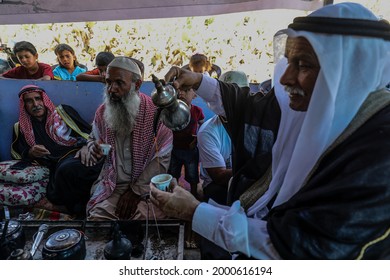 Palestinians Participate During The Revival Of Heritage Event On The Occasion Of World Refugee Day Next Sunday In The Maghazi Refugee Camp In The Central Gaza Strip, On July 1, 2021.