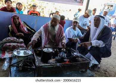 Palestinians Participate During The Revival Of Heritage Event On The Occasion Of World Refugee Day Next Sunday In The Maghazi Refugee Camp In The Central Gaza Strip, On July 1, 2021.