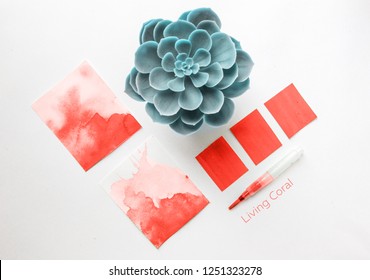 Palette Color of the year 2019 Living Coral. Livingcoral