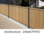 palisade new wooden modern panel fence for home protect garden fender wood house