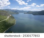 Palisades Reservoir on Snake River Idaho