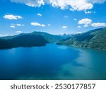 Palisades Reservoir on Snake River Idaho