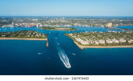 Palm Beach Inlet Atlantic Ocean