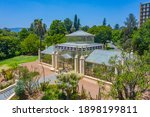 Palm house at botanic garden in adelaide, Australia