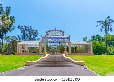 Palm House At Botanic Garden In Adelaide, Australia