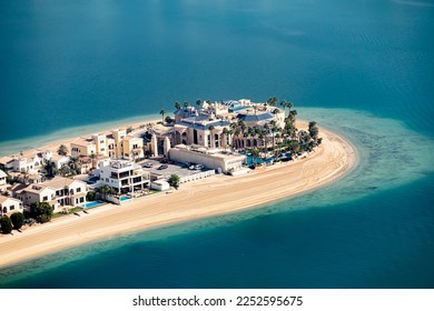 The Palm Jumeirah, Dubai, United Arab Emirates. luxury real estate in Dubai. - Shutterstock ID 2252595675
