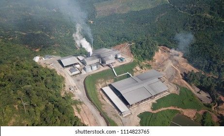 Palm Oil Refinery, Palm Oil Is Used For Biofuel Production. Borneo, Malaysia  