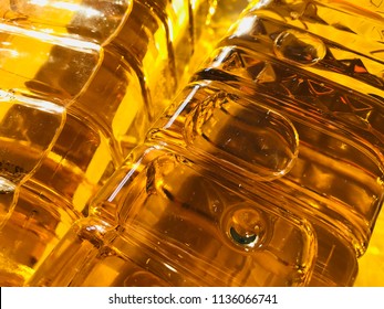 Palm Oil In The Transparent Bottle / Palm Oil Is An Edible Vegetable Oil 