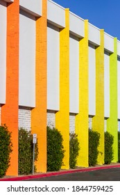 Palm Springs, CA - October 28, 2020: Exterior Of The Saguaro Hotel 