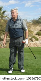 PALM SPRINGS - FEB 7: Ron Masak At The 15th Frank Sinatra Celebrity Invitational Golf Tournament At Desert Willow Golf Course On February 7, 2003 In Palm Springs, California