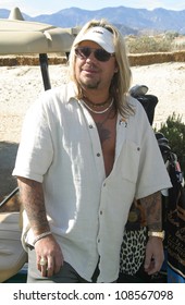 PALM SPRINGS - FEB 7: Vince Neil At The 15th Frank Sinatra Celebrity Invitational Golf Tournament At Desert Willow Golf Course On February 7, 2003 In Palm Springs, California