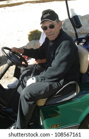 PALM SPRINGS - FEB 7: Yogi Berra At The 15th Frank Sinatra Celebrity Invitational Golf Tournament At Desert Willow Golf Course On February 7, 2003 In Palm Springs, California