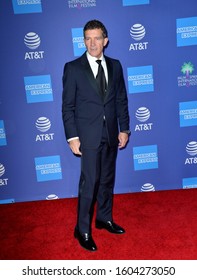 PALM SPRINGS03, 2020: Antonio Banderas At The 2020 Palm Springs International Film Festival Film Awards Gala.
Picture: Paul Smith/Featureflash