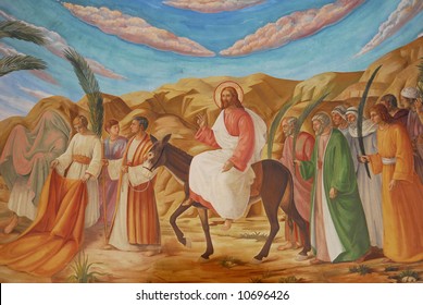 Palm Sunday In The Jerusalem