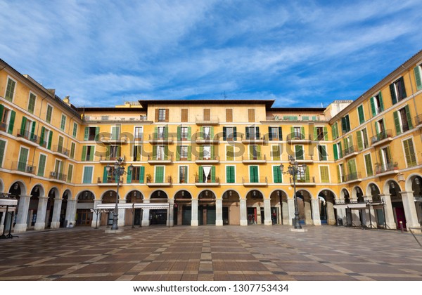 Palma De Mallorca Plaza Mayor Square Stock Photo Edit Now 1307753434