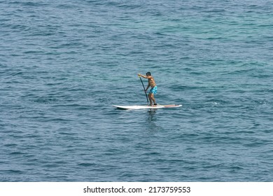 Palma Nova Mallorca June 2022
Boat Trip On Mediterranean, Great Small Boat Or Big Yacht. Glamorous Lifestyle. Nude Sunbathing. Luxury Lifestyle