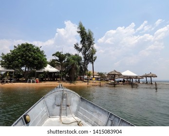Palmas/Tocantins/Brazil - September 13, 2016: the beautiful and relaxing Canela Island, in the middle of the Tocantins River in Palmas, Tocantins, Brazil.