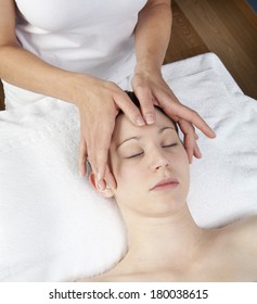 Palming Facial Massage