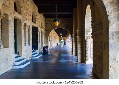 Palo Alto, CA - Circa September 2012: Buildings Of Stanford University. Stanford University Is One Of The World's Leading Research And Teaching Institutions.