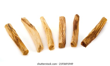 Palo Santo In Front Of White Background