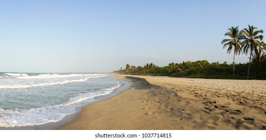 Palomino Beach In Colombia.