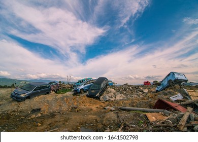 Palu Disaster, The Earthquake Magnitude 7.5 On September 28, 2018 Struck Palu City And Caused Major Soil Liquefaction On Balaroa, A District In Palu, Was Completely Obliterated.