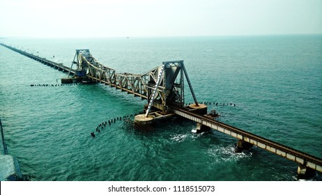 Pamban Bridge Rameswaram Tamilnadu India