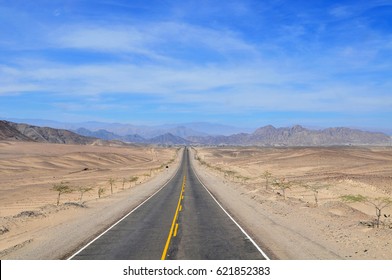 The Pan American Highway, Peru.