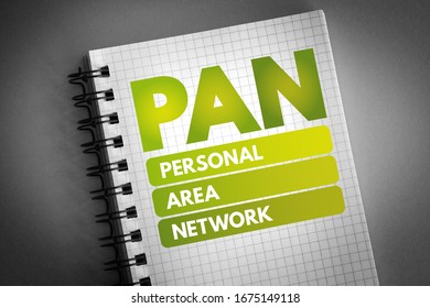 PAN - Personal Area Network Acronym, Technology Concept