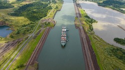 Panama Canal, Canal Locks, Maritime Transit, Container Ship, Gatun Lake, Climate Change, Panama Mining