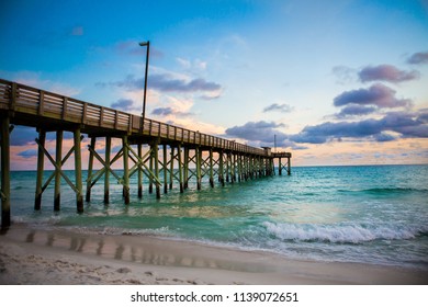 Panama City Beach Sunset St. Andrews State Park Pier