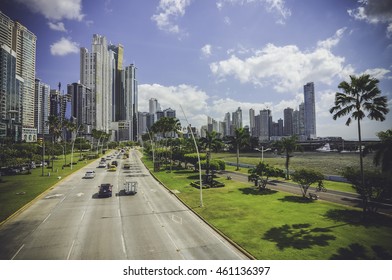 Panama City skyline view