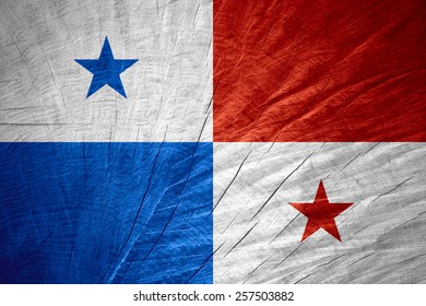 Flag Panama White Blue Red Panamanian Stock Photo 143170210 