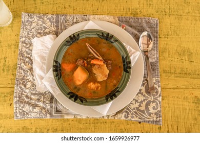 Panamanian Sancocho Soup For Lunch Or Dinner